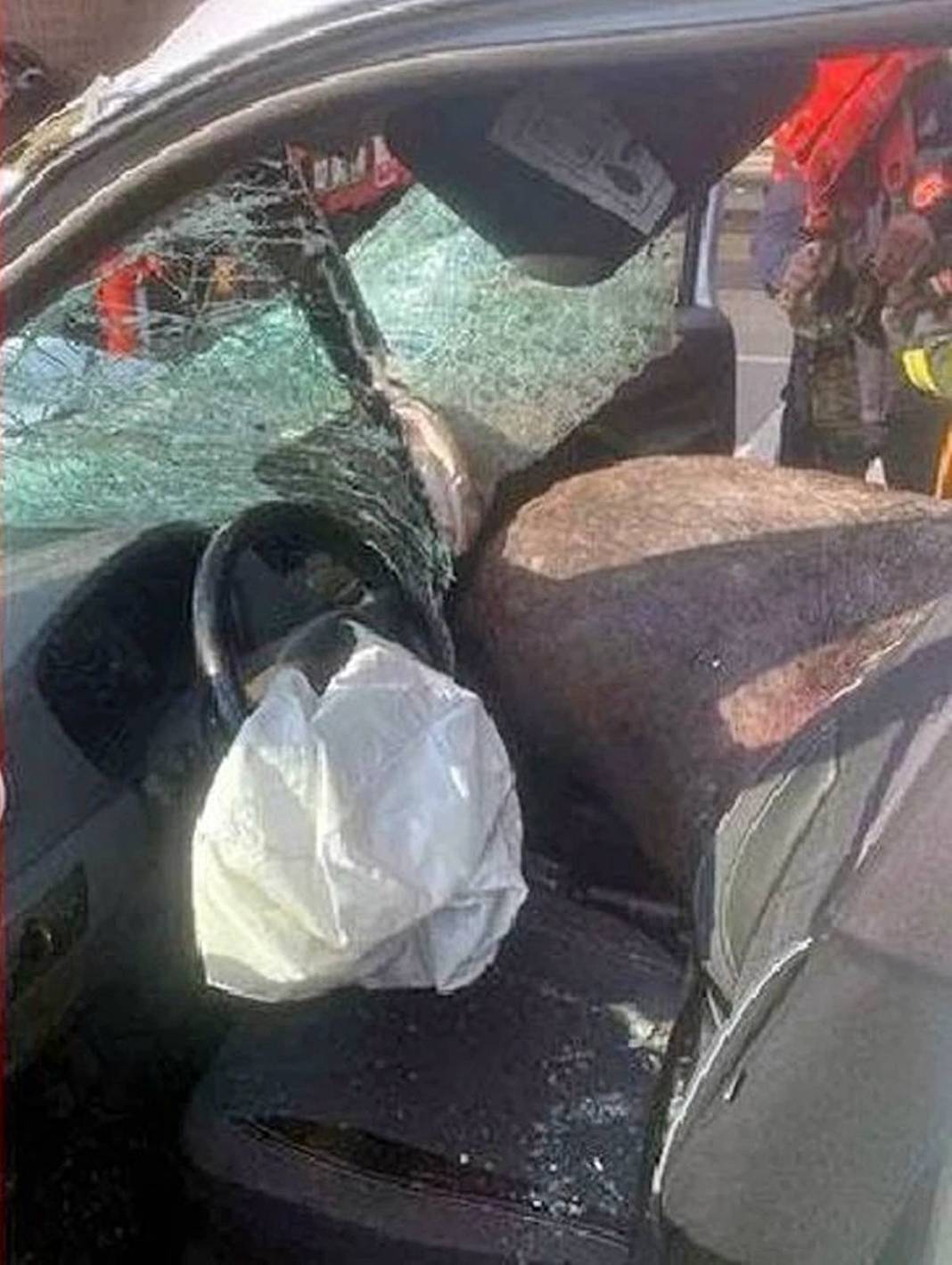 Yola fırlayan at, sivil polis aracına girdi! 1'i ağır 2 polis yaralandı, at ise öldü 8